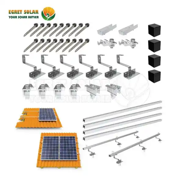 Photovoltaic Tile Roof Assembly Set- 2 Module