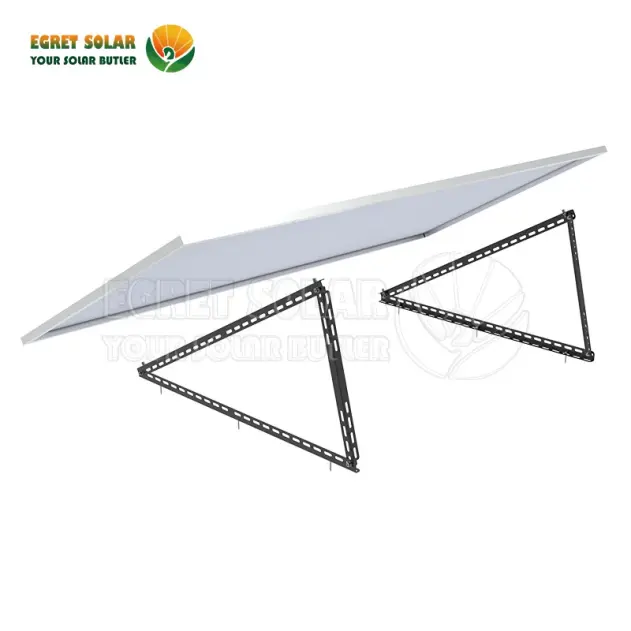 Solárny čierny statívový montážny systém